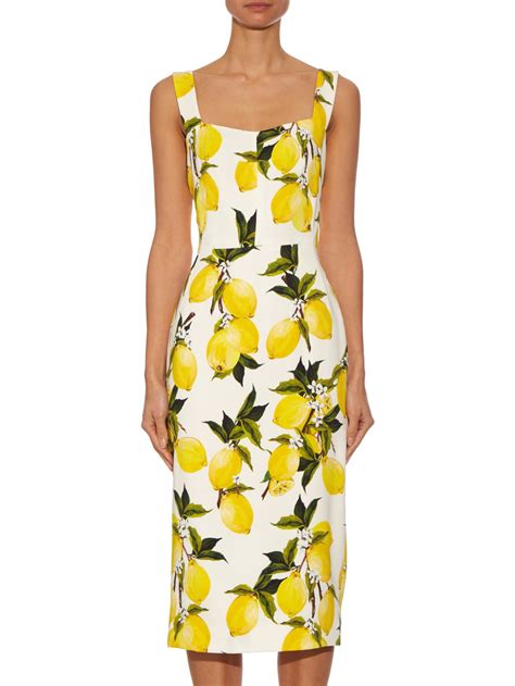 dolce and gabbana lemon dress dupe|dolce and gabbana inspired dress.